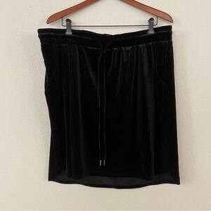 Torrid Velvet Elastic Waist Skirt